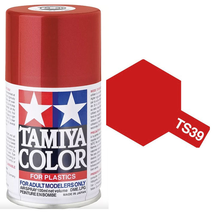 Pintura Aerosol Laca - Tamiya TS39 (Mica Red) - Mica Rojo 100ml