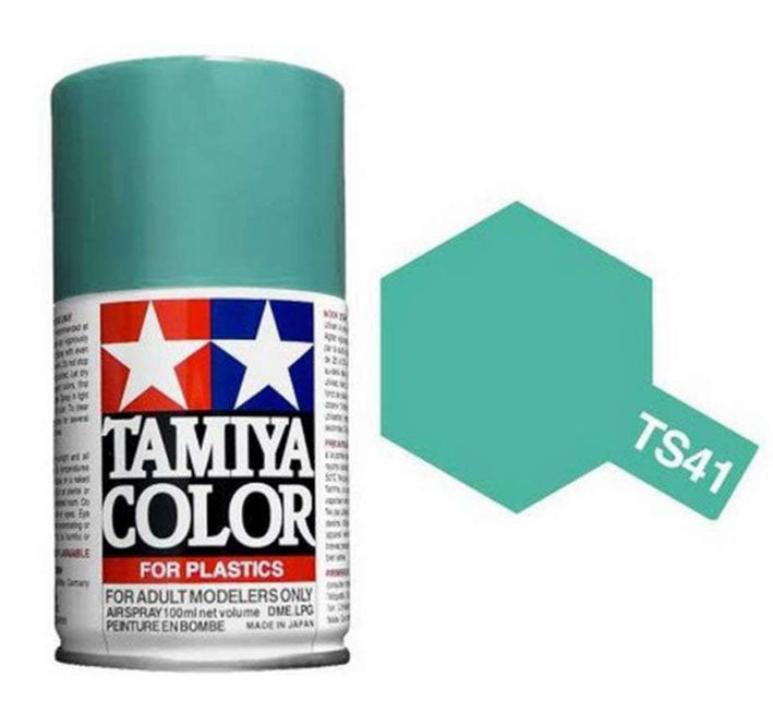 Pintura Aerosol Laca - Tamiya TS41 (Coral Blue) - Azul Coral 100ml