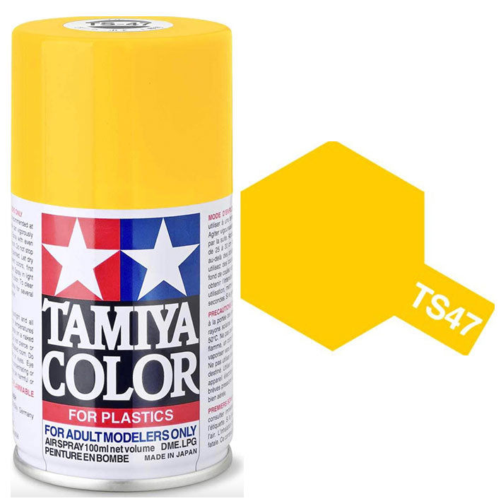 Pintura Aerosol Laca - Tamiya TS47 (Chrome Yellow) -  Amarillo Cromo 100ml