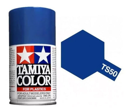 Pintura Aerosol Laca - Tamiya TS50 (Mica Blue) - Azul Mica 100ml