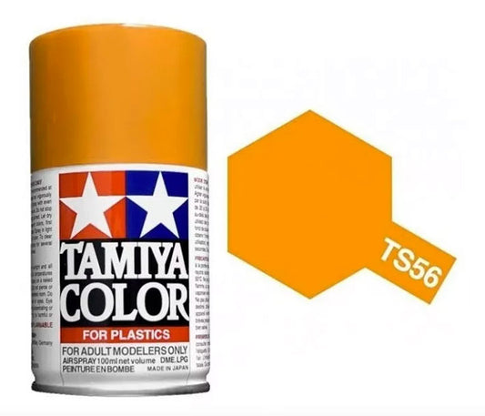 Pintura Aerosol Laca - Tamiya TS56 (Brilliant Orange) - Naranja Brillante Intenso 100ml
