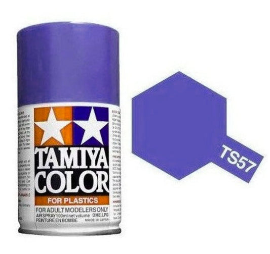 Pintura Aerosol Laca - Tamiya TS57 (Blue Violet) - Azul Violeta 100ml