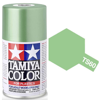 Pintura Aerosol Laca - Tamiya TS60 (Pearl Green) - Verde Perla 100ml