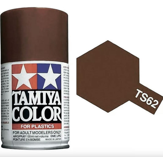 Pintura Aerosol Laca - Tamiya TS62 (Nato Brown) - Café (Marrón) Otan 100ml