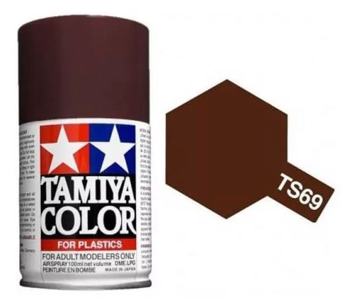 Pintura Aerosol Laca - Tamiya TS69 (Linoleum Deck Brown) - Marrón Cubierta Linoleum 100ml