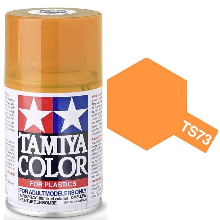 Pintura Aerosol Laca - Tamiya TS73 (Clear Orange) - Naranja Traslúcido 100ml