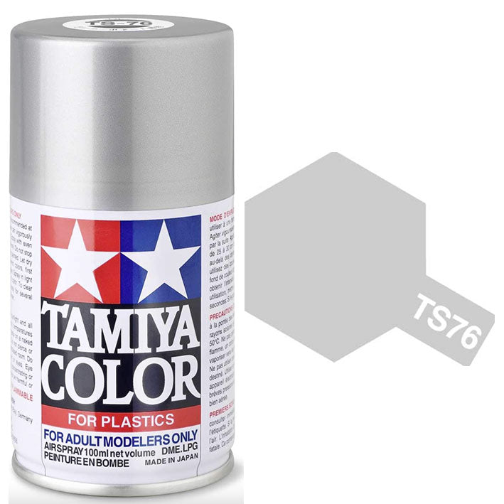 Pintura Aerosol Laca - Tamiya TS76 (Mica Silver) -  Plateado Mica 100ml