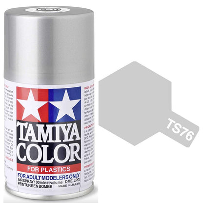 Pintura Aerosol Laca - Tamiya TS76 (Mica Silver) -  Plateado Mica 100ml