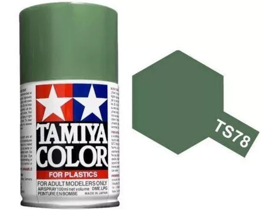 Pintura Aerosol Laca - Tamiya TS78 (Field Grey) - Gris Campo 100ml