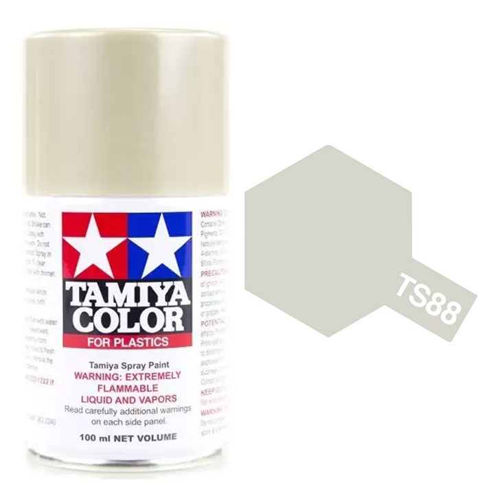 Pintura Aerosol Laca - Tamiya TS88 (Titanium Silver) - Titanio Plata 100ml