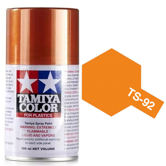 Pintura Aerosol Laca - Tamiya TS92 (Metallic Orange) - Naranja Metálico 100ml