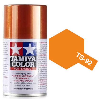 Pintura Aerosol Laca - Tamiya TS92 (Metallic Orange) - Naranja Metálico 100ml