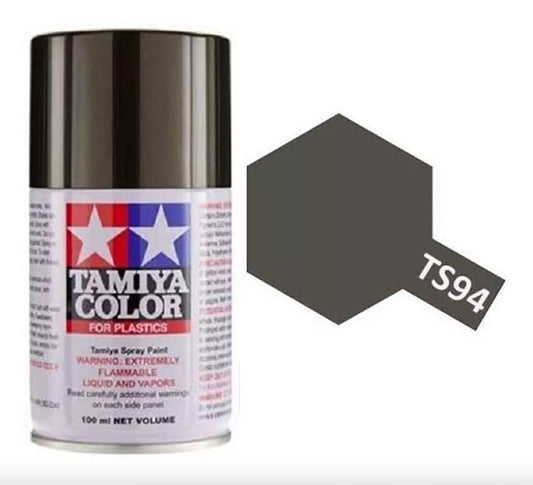 Pintura Aerosol Laca - Tamiya TS94 (Metallic Gray) - Gris Metálico 100ml