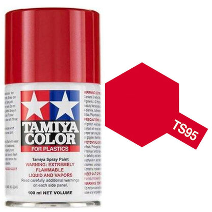 Pintura Aerosol Laca - Tamiya TS95 (Pure Metallic Red) - Rojo Metálico Puro 100ml