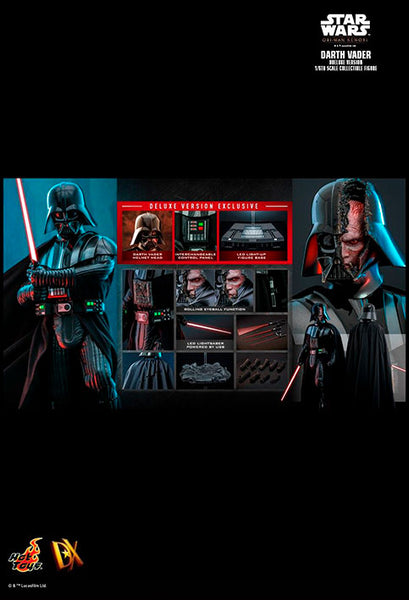 Hot Toys Star Wars: Obi Wan Kenobi - Darth Vader Edición Deluxe Escala 1/6