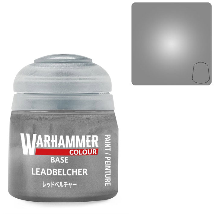 Pintura Acrílica - Warhammer Colour - Base - Leadbelcher 12ml
