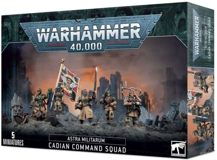Warhammer 40k - Astra Militarum - Cadian Command Squad