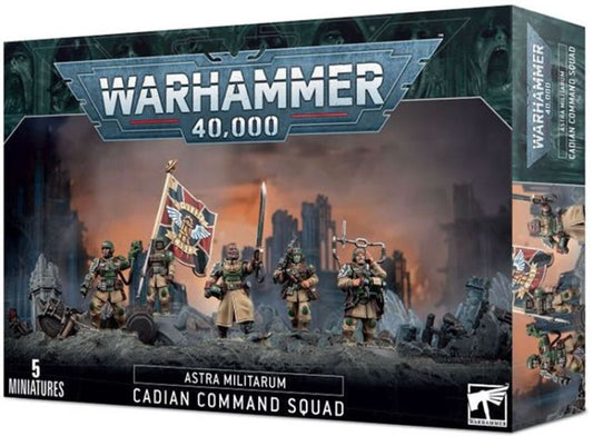 Warhammer 40k - Astra Militarum - Cadian Command Squad