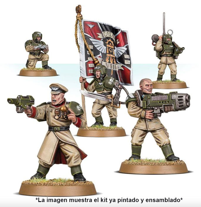 Warhammer 40k - Astra Militarum - Cadian Command Squad