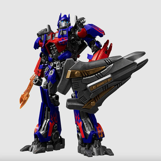 Blokees Figura Armable de Transformers: Classic Class 21 con Luz - Jet Wing Optimus Prime