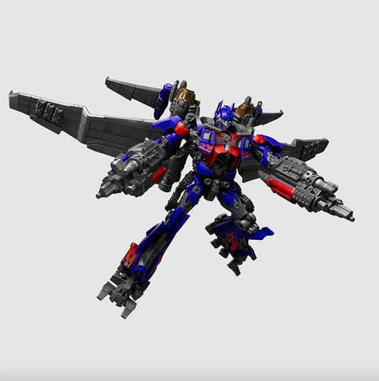 Blokees Figura Armable de Transformers: Classic Class 21 con Luz - Jet Wing Optimus Prime