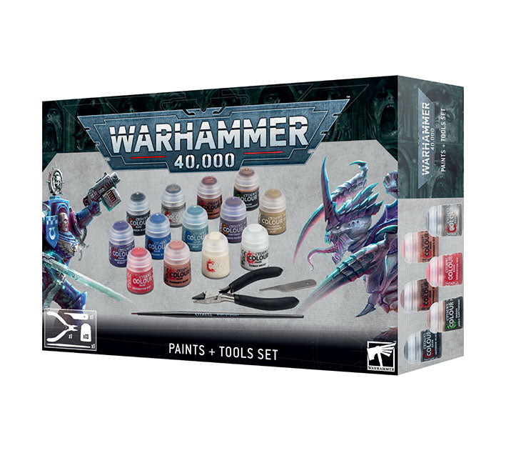 Warhammer 40k - Set de Pinturas + Herramientas