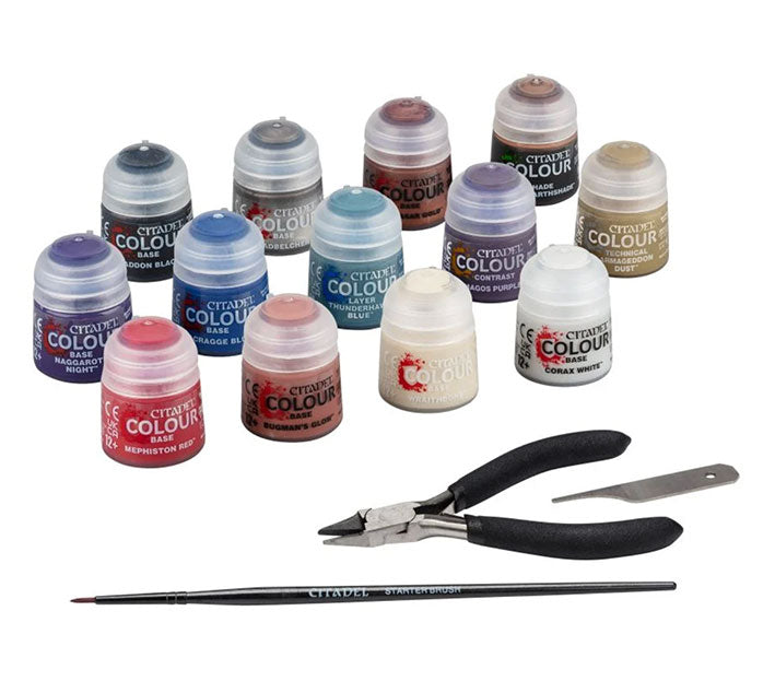 Warhammer 40k - Set de Pinturas + Herramientas