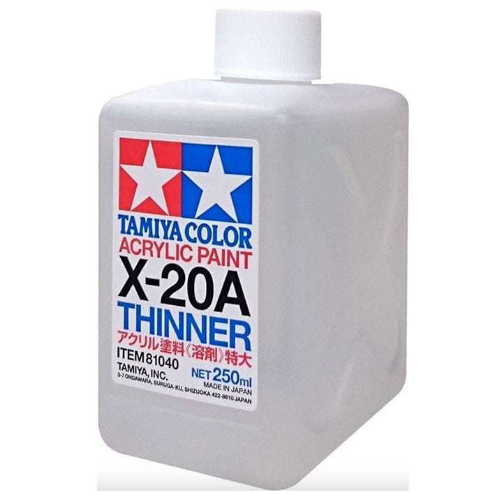 Thinner - Tamiya X20A - Thinner (Diluyente) Acrílico (23ml & 250ml)