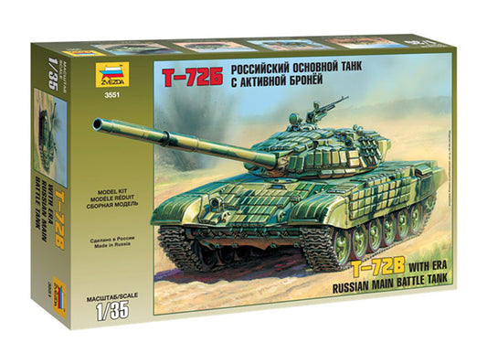 Modelo a escala 1/35 para armar: Tanque T-72 RUS.MBT W-ERA