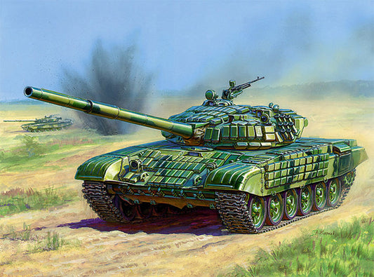 Modelo a escala 1/35 para armar: Tanque T-72 RUS.MBT W-ERA