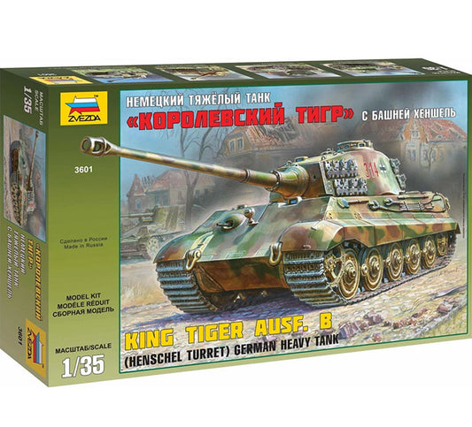 Modelo a escala 1/35 para armar: Tanque Henschel Kingtiger