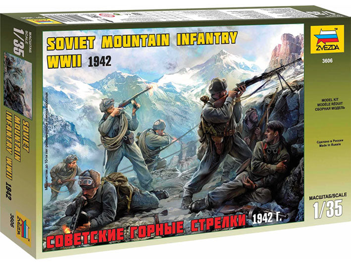 Modelo a escala 1/35 para armar: Militar - Soviet Mountain Troops WWII