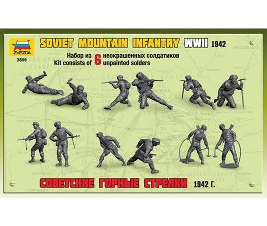 Modelo a escala 1/35 para armar: Militar - Soviet Mountain Troops WWII