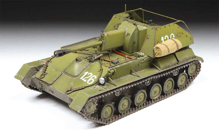 Modelo a escala 1/35 para armar: Tanque Su-76 Soviet self-propelled gun