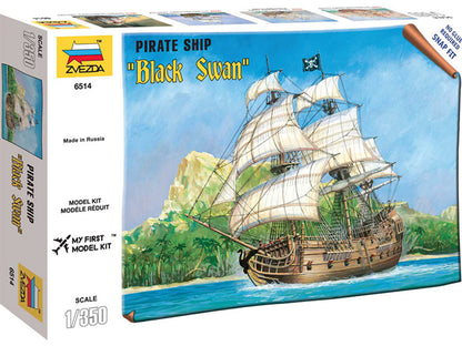 Modelo a escala 1/350 para armar: Snap Kit - Barco Black Swan