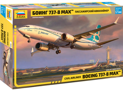 Modelo a escala 1/144 para armar: Avión Boeing 737-8 MAX