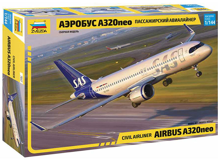 Modelo a escala 1/144 para armar: Avión Airbus A320neo