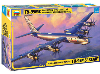 Modelo a escala 1/144 para armar: Avión Tupolev Tu-95