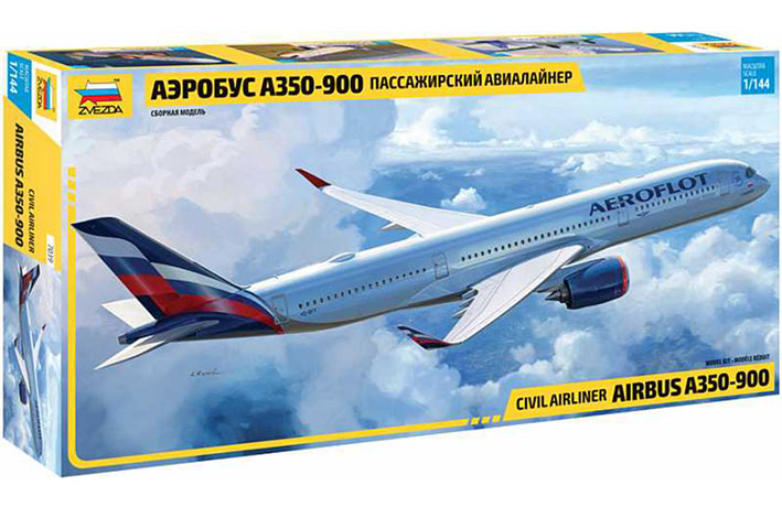 Modelo a escala 1/144 para armar: Avión Airbus A350-900