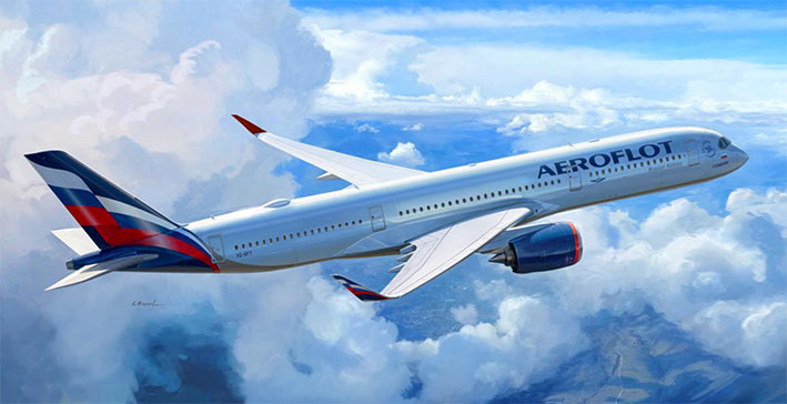 Modelo a escala 1/144 para armar: Avión Airbus A350-900