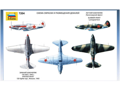 Modelo a escala 1/72 para armar: Avión MIG-3 Soviet Fighter