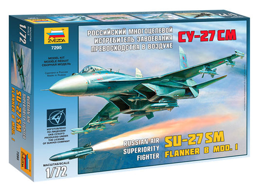 Modelo a escala 1/72 para armar: Avión Sukhoi Su-27SM