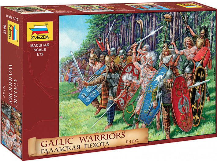 Modelo a escala 1/72 para armar: Figuras - Gallic Warriors