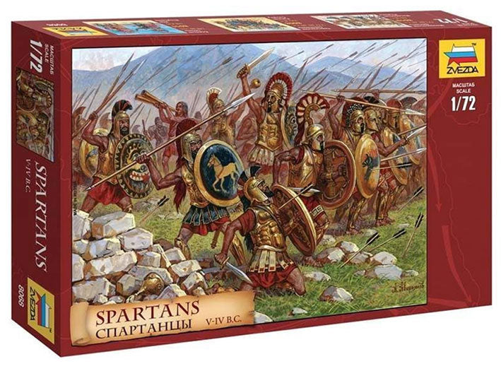 Modelo a escala 1/72 para armar: Figuras - Spartans
