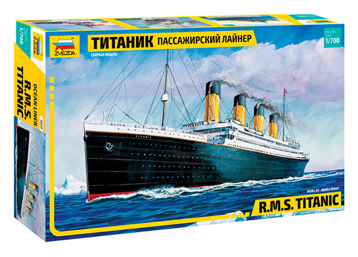 Modelo a escala 1/700 para armar: Barco R.M.S. Titanic