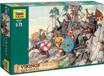 Modelo a escala 1/72 para armar: Figuras - Vikings