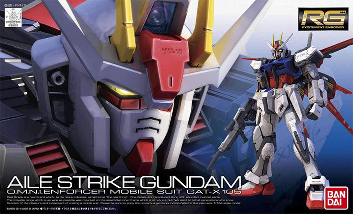 Bandai - Gundam Model Kit - Aile Strike Gundam RG 1/144