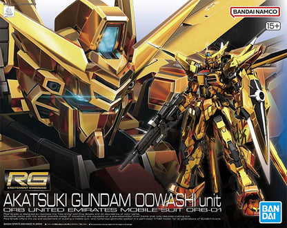 Bandai - Gundam Model Kit - Akatsuki Gundam (Oowashi Unit) RG 1/144