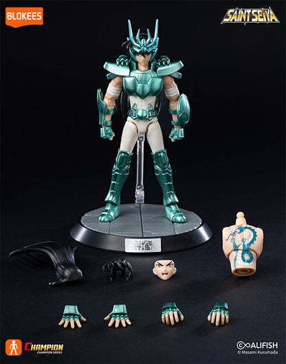 Blokees Figura Armable de Saint Seiya: Champion Class - Dragon Shiryu