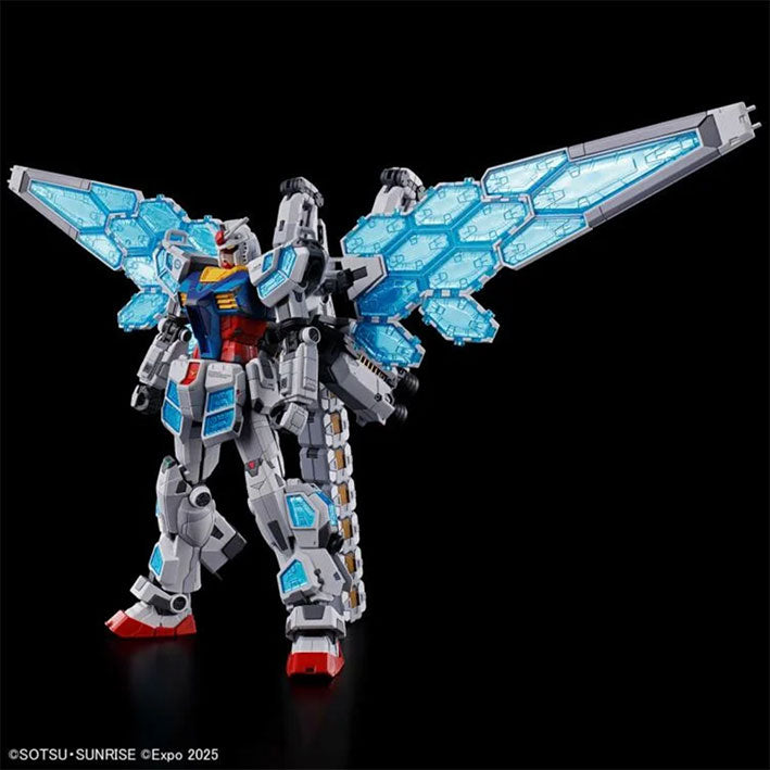 Bandai - Gundam Model Kit - RX-78F00/E GUNDAM (EX-001 G.L.R.S.S. Feather UNIT) HG 1/144